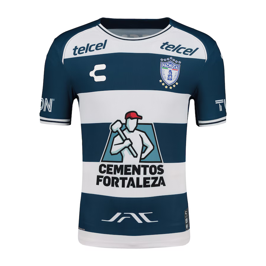 Charly C.F. Pachuca Home Authentic Jersey 24/25 – Navy/White product image 1, provided for visual reference and product