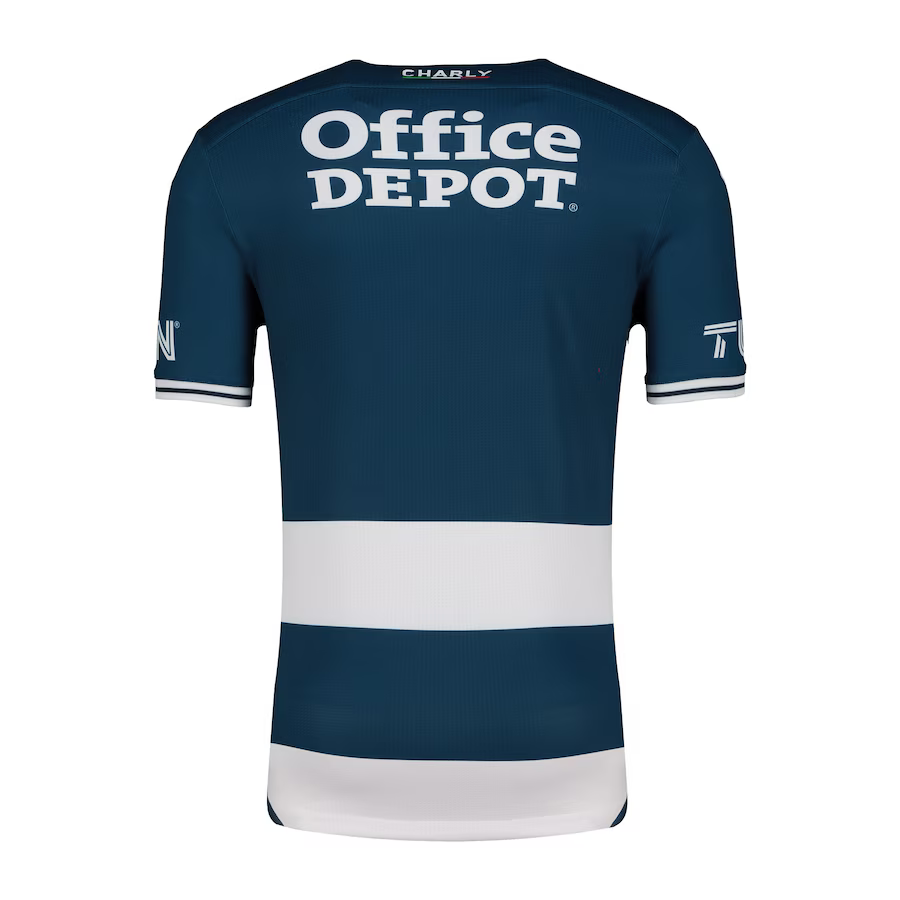 Charly C.F. Pachuca Home Authentic Jersey 24/25 – Navy/White product image 2, provided for visual reference and product