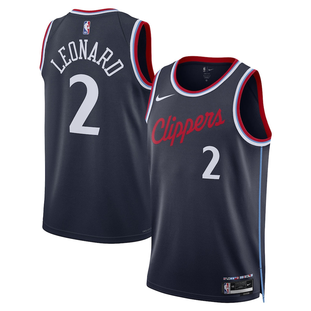 Kawhi Leonard LA Clippers Unisex 2024/25 Jersey - Navy product image 1