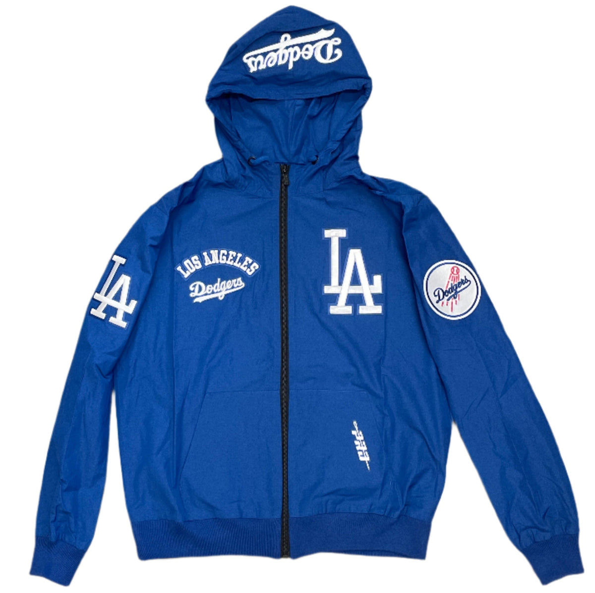 Pro Standard Los Angeles Dodgers Hybrid Woven Fz Jacket-Royal product image 1, provided for visual reference and product