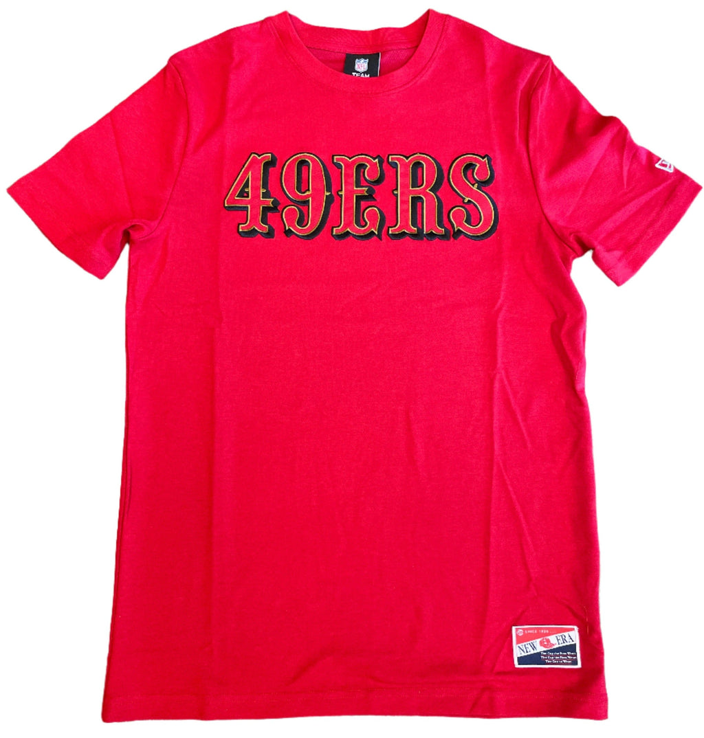 New Era Men San Francisco 49ers Graphic T Shirt - Red product image 1, provided for visual reference and product detail