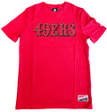 New Era Men San Francisco 49ers Graphic T Shirt - Red product image 1, provided for visual reference and product detail