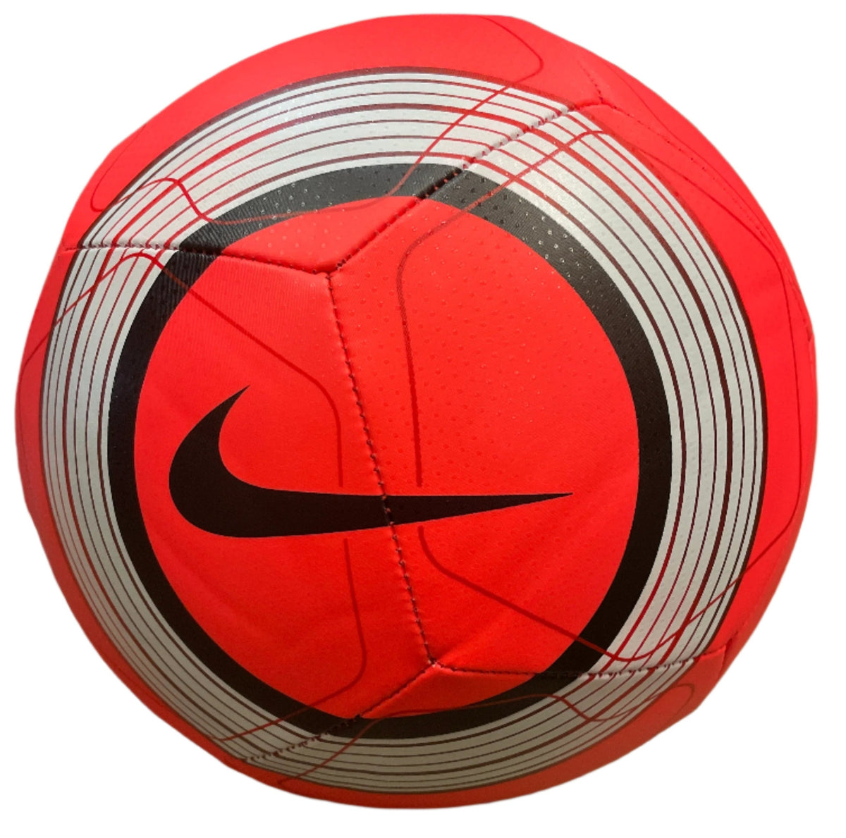 Nike Pitch Soccer Ball-Bright Crimson/White/Black product image 2, provided for visual reference and product detail review