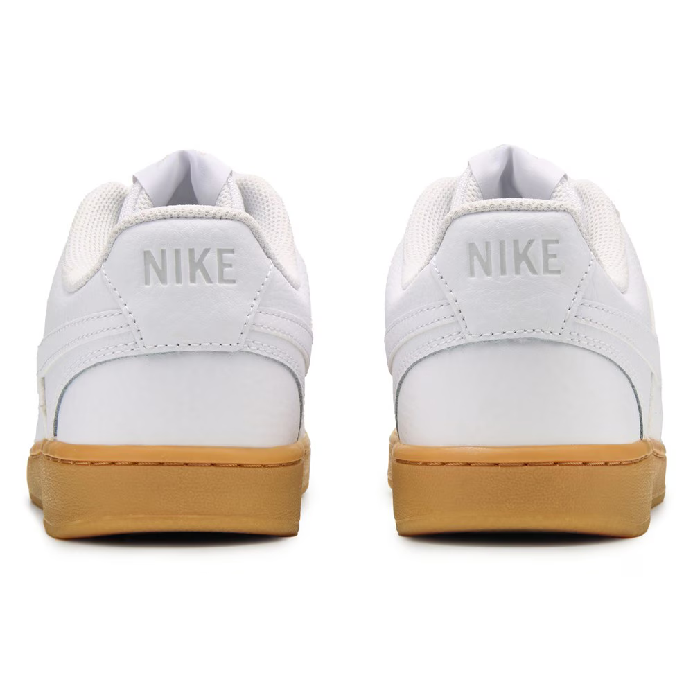 Nike Men Court Vision Low Sneaker - White/Gum product image 5, provided for visual reference and product detail review