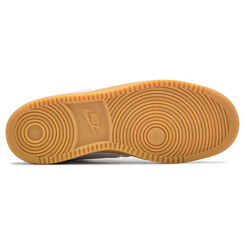 Nike Men Court Vision Low Sneaker - White/Gum product image 3, provided for visual reference and product detail review