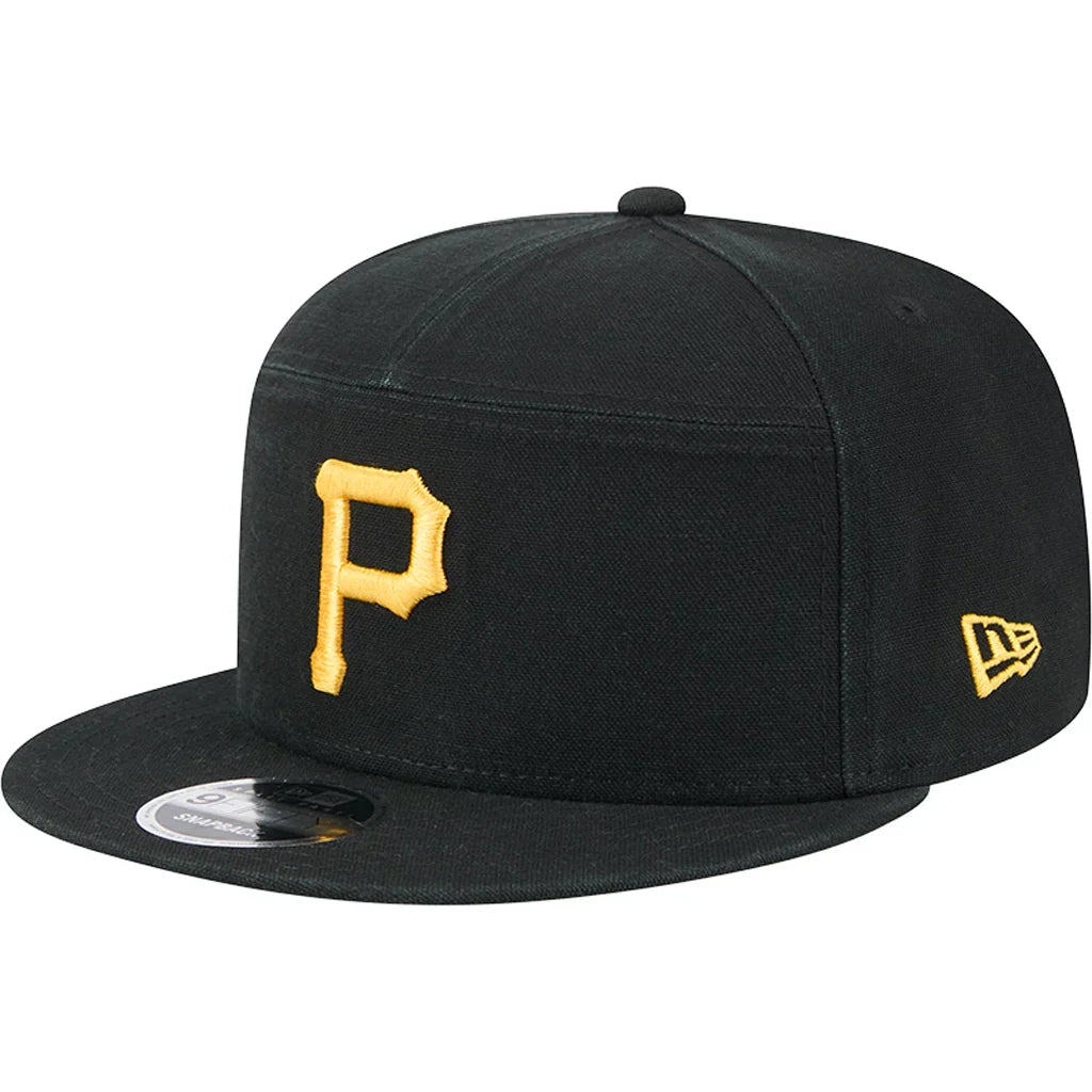 New Era Pittsburgh Pirates Cotton Canvas 9FIFTY Split Panel Hat product image 1, provided for visual reference and product
