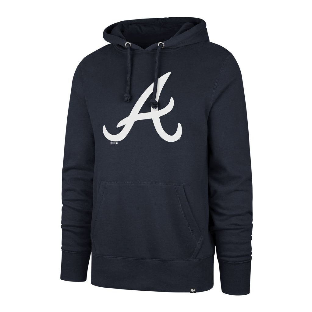 Atlanta Braves 47 Brand Fall Navy Imprint Headline Hood Mens product image 1