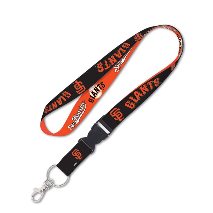 San Francisco Giants Lanyard W/Detachable Buckle 1" product image 1, provided for visual reference and product detail review