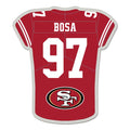 San Francisco 49Ers Jersey Collector #97 "Nick Bosa" Pin product image 1, provided for visual reference and product detail