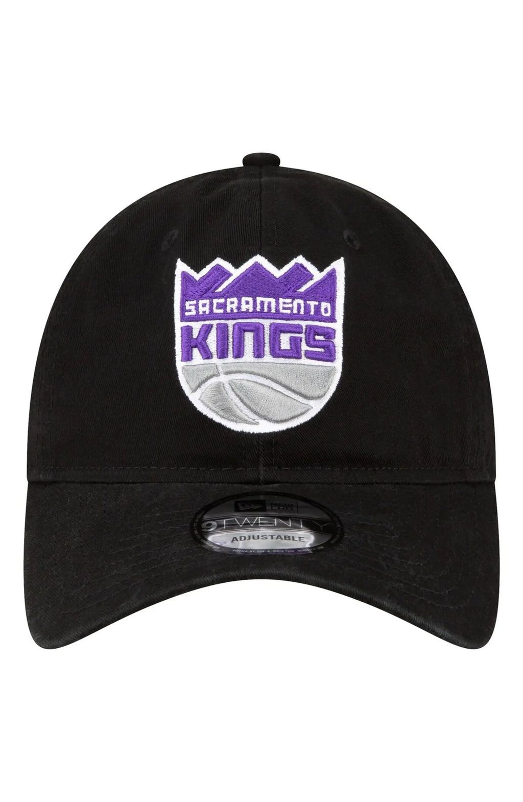 New Era Sacramento Kings Core 2.0 Classic 9TWENTY Adjustable Hat-Black product image 2, provided for visual reference and