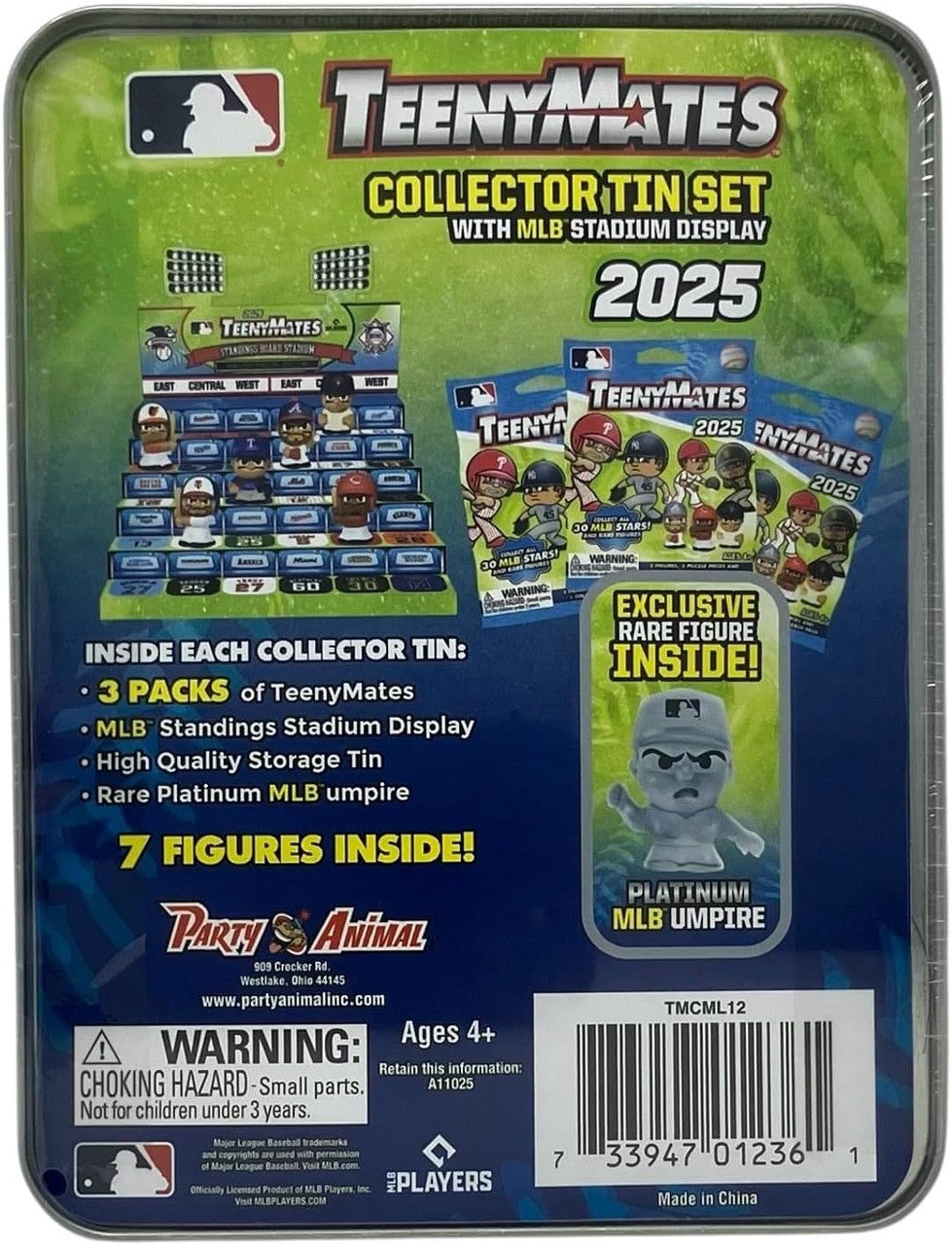 MLB TeenyMates 2025 Series 12 Collector Tin Set product image 2, provided for visual reference and product detail review