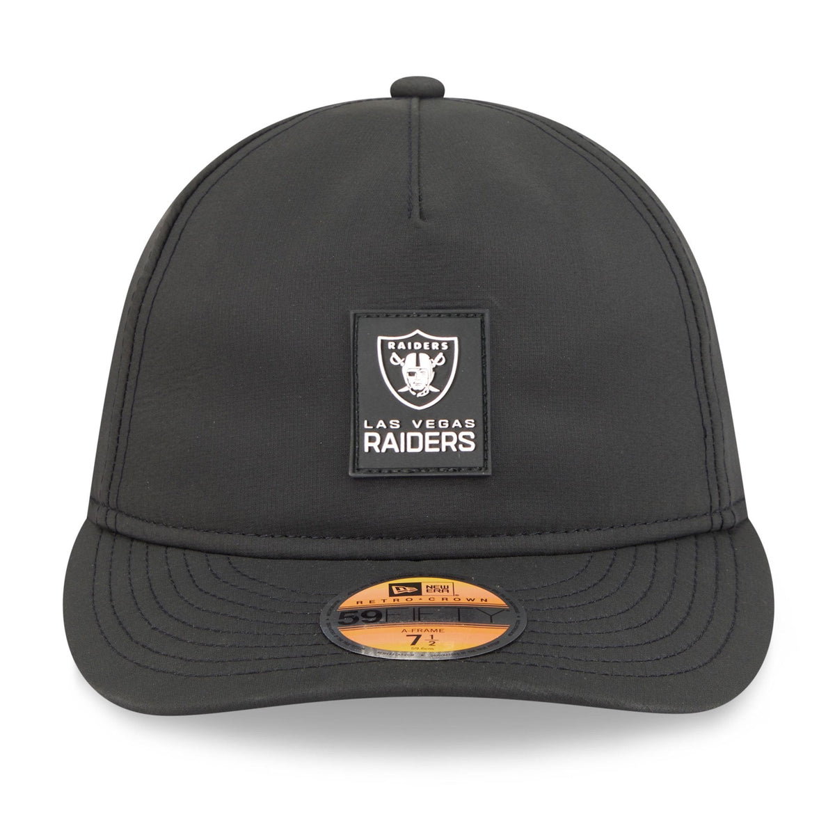 New Era Las Vegas Raiders Performance Retro Crown A-Frame ON-FIELD Sideline 59FIFTY Fitted Hat-Black product image 2,