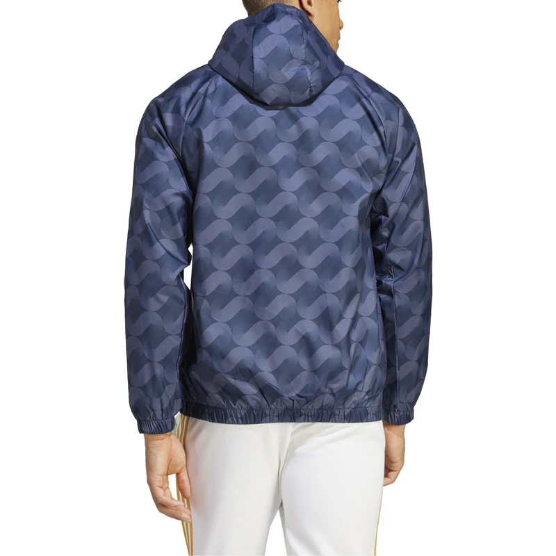 Adidas Men Real Madrid DNA Windbreaker 23/24-Navy product image 2, provided for visual reference and product detail review
