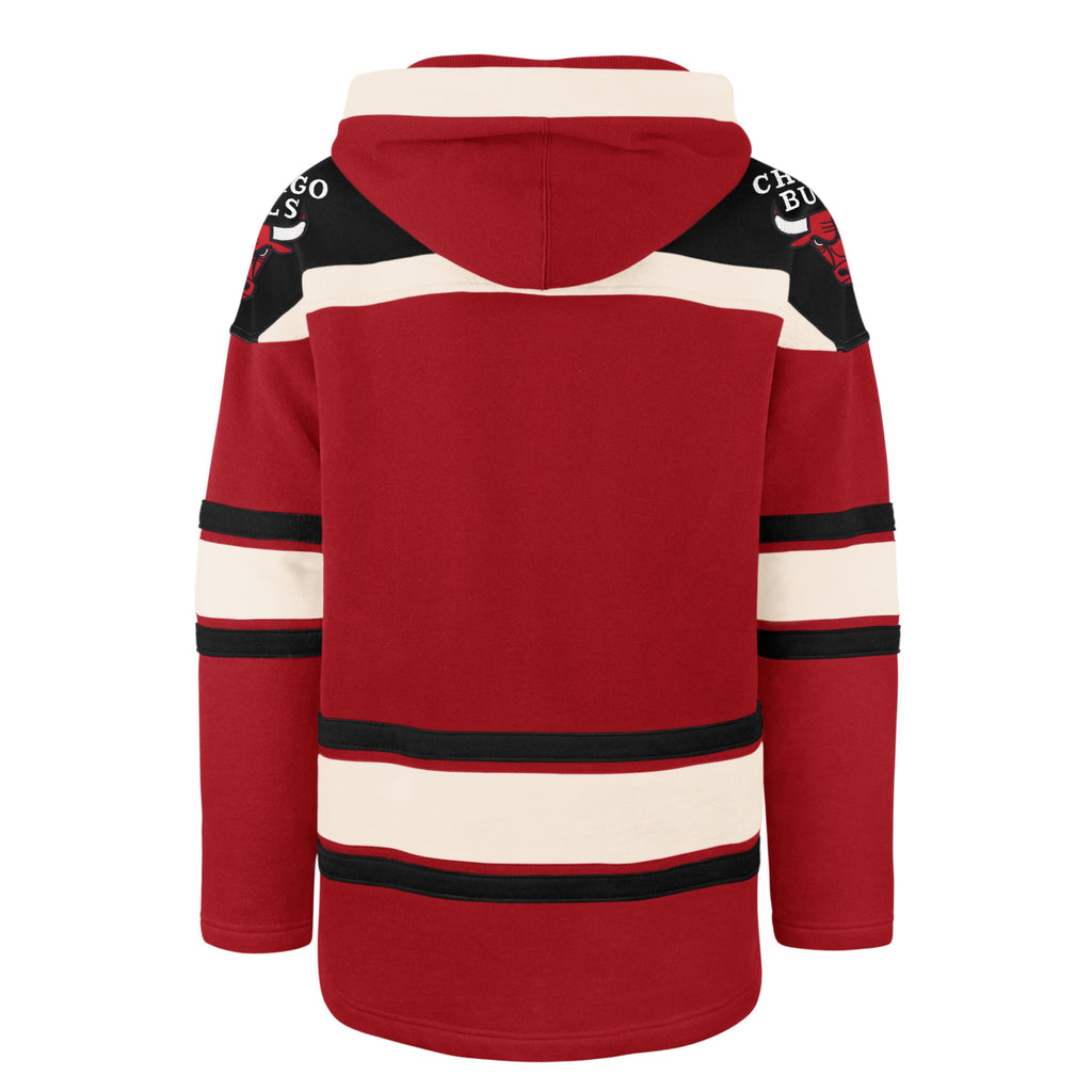 Chicago Bulls 47 Brand Red Superior Lacer Hood Mens product image 2