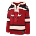 Chicago Bulls 47 Brand Red Superior Lacer Hood Mens product image 1