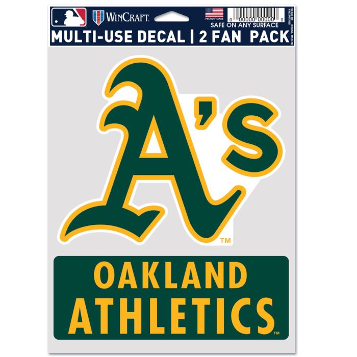 Oakland Athletics Multi-Use 2 Fan Pack product image 1, provided for visual reference and product detail review