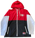 New Era San Francisco 49ers Windbreaker Jacket product image 1, provided for visual reference and product detail review