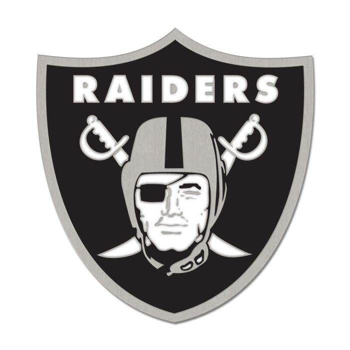Las Vegas Raiders Primary Collector Enamel Pin Jewelry Card product image 1, provided for visual reference and product