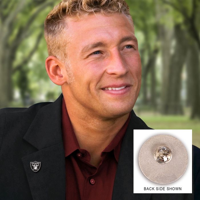 Las Vegas Raiders Primary Collector Enamel Pin Jewelry Card product image 2, provided for visual reference and product