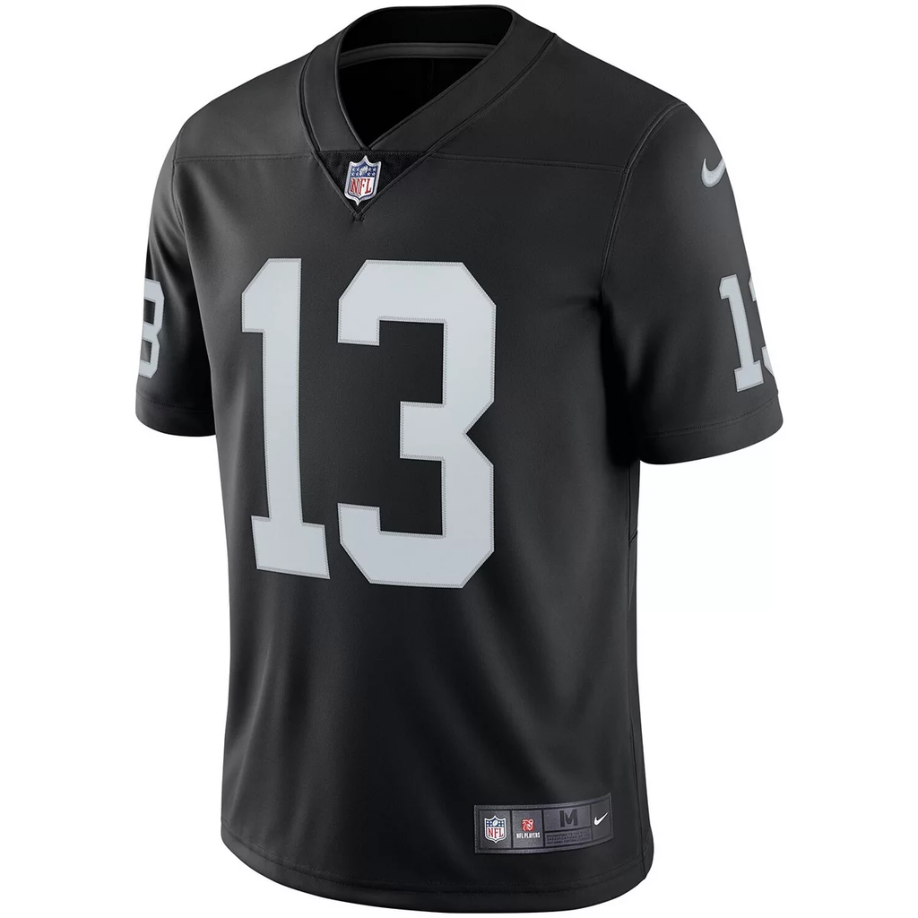 Nike Las Vegas Raiders Hunter Renfrow #13 Vapor Limited Jersey - Black product image 1, provided for visual reference and