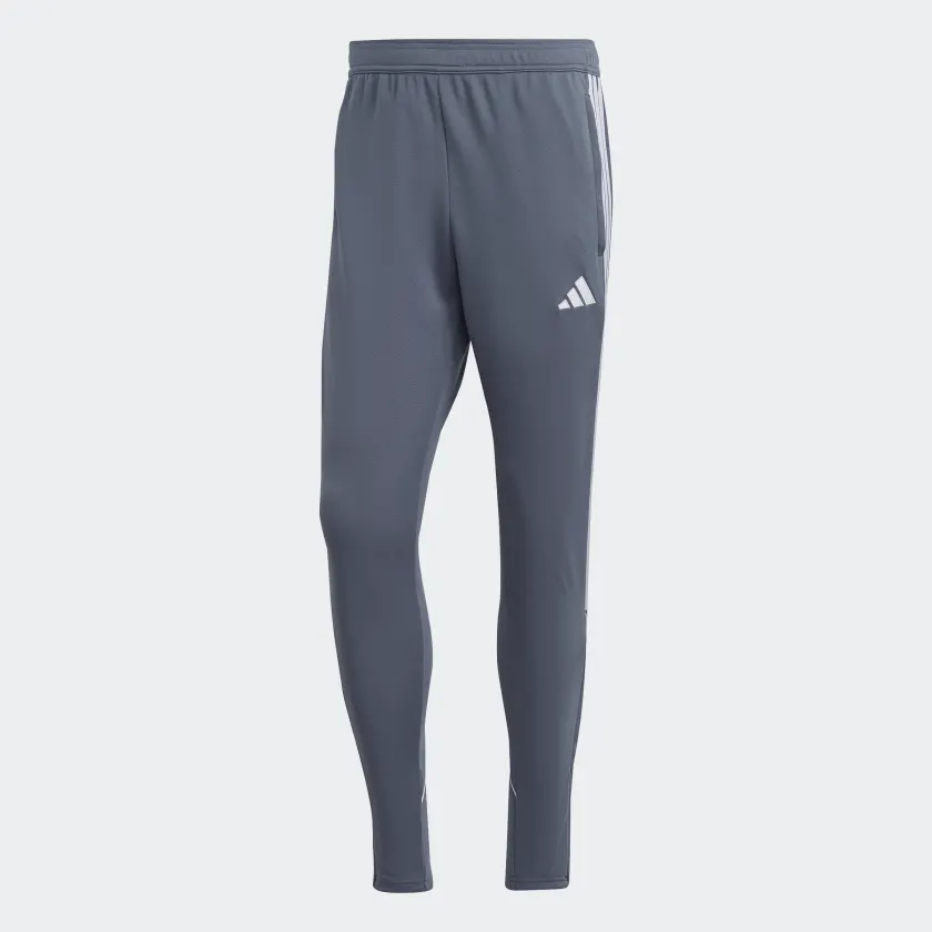 Adidas Men Tiro23 League Pants - Gray/White product image 2, provided for visual reference and product detail review