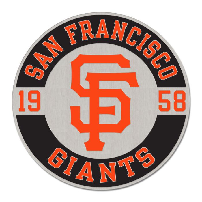 San Francisco Giants Circle Established Enamel Pin Jewelry Card product image 1, provided for visual reference and product
