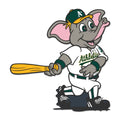 Oakland A'S Mascot MLB Collector Enamel Pin Jewelry Card product image 1, provided for visual reference and product detail