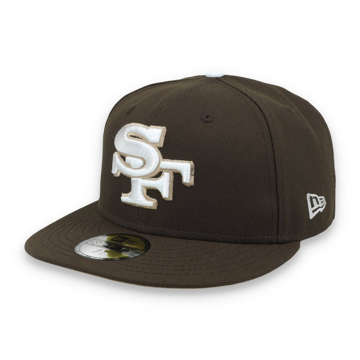New Era San Francisco 49ers Element 59Fifty Fitted Hat- Walnut/Camel product image 3, provided for visual reference and
