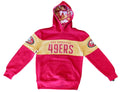 Youth San Francisco 49ers Red Zone Hoodie- Red product image 1, provided for visual reference and product detail review