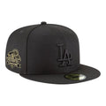 Los Angeles Dodgers New Era 59FIFTY Fitted Hat with Gold 2024 WS Champions Patch Gray UV product image 1, provided for