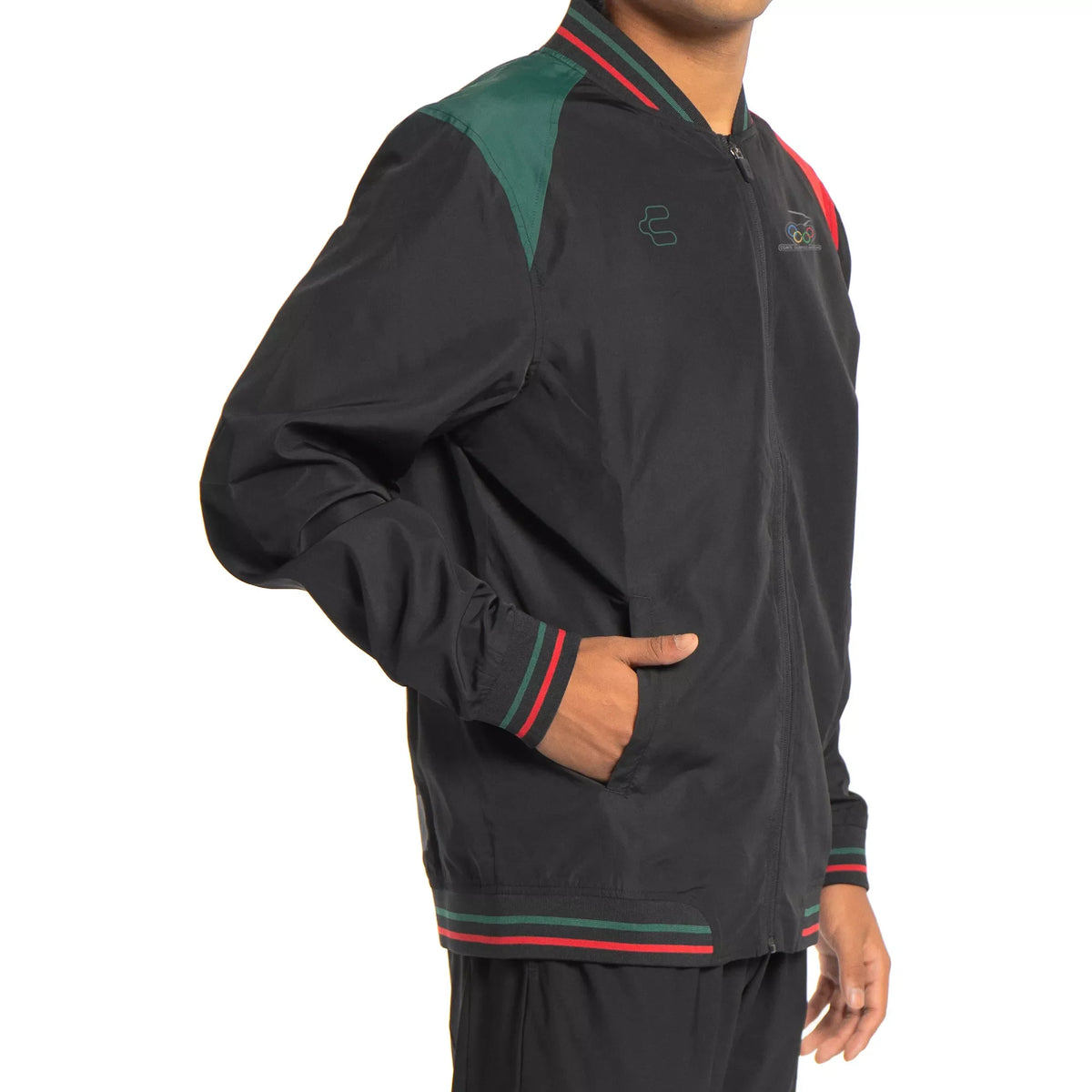Charly Men Mexico Travel Jacket 2024 - Black product image 3, provided for visual reference and product detail review
