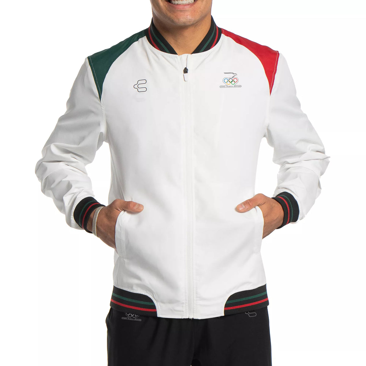 Charly Men Mexico Travel Jacket 2024 - White product image 1, provided for visual reference and product detail review
