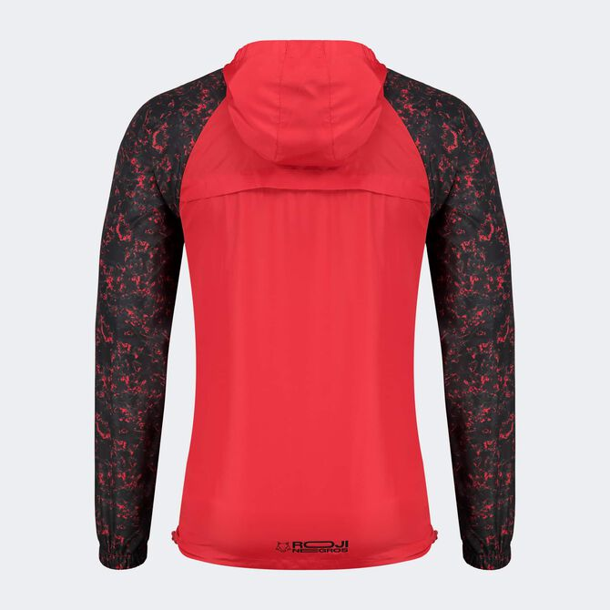 Charley Atlas 1/4 Zip Jacket -Black/Red product image 2, provided for visual reference and product detail review