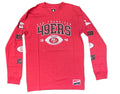 New Era Men San Francisco 49ers Long Sleeve Side Patch Graphic T-Shirt-Red product image 1, provided for visual reference