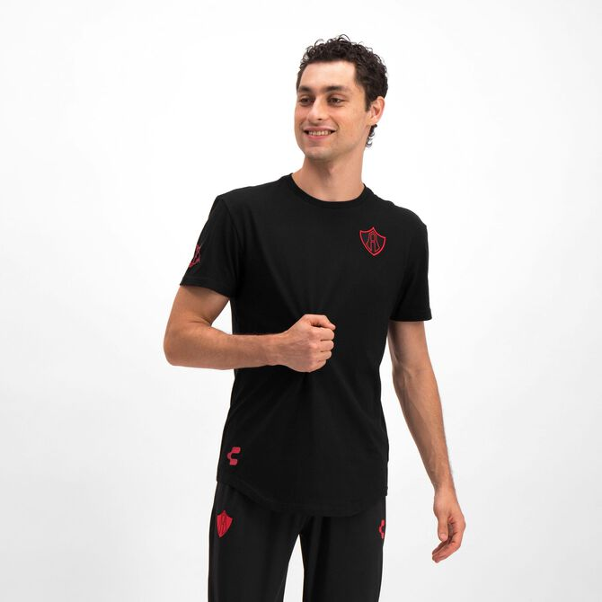 Charly Atlas T-Shirt 23/24-Black/Red product image 1, provided for visual reference and product detail review