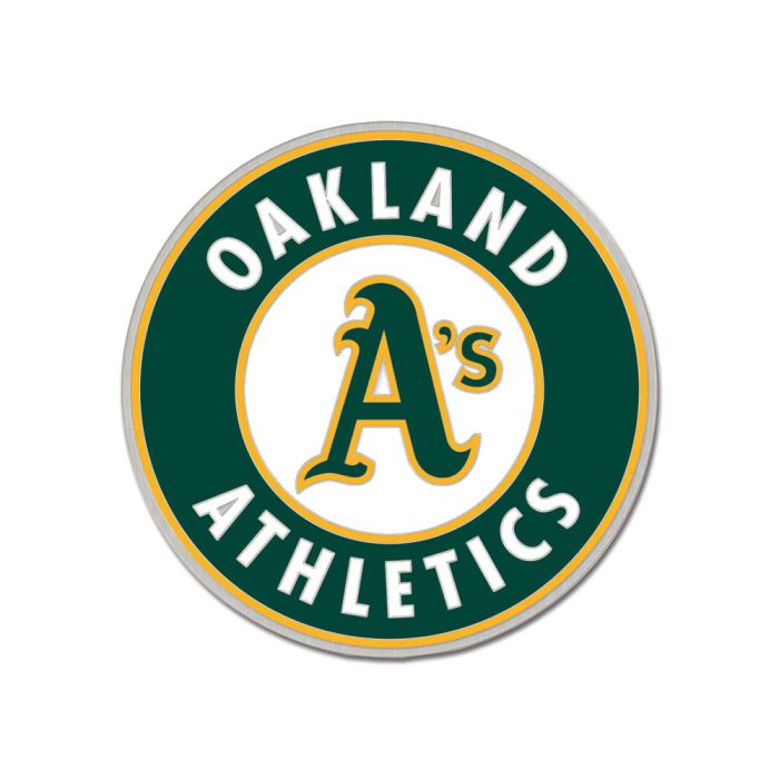 Oakland Athletics Collectors Enamel Pin Jewelry Card product image 1, provided for visual reference and product detail review