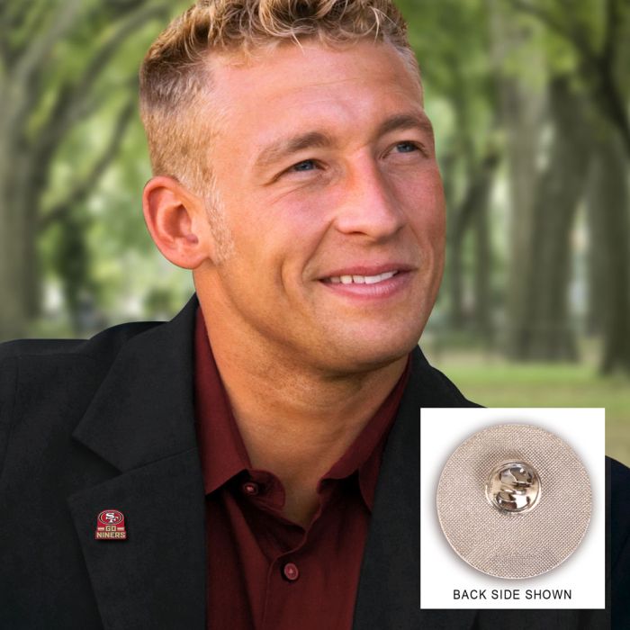 San Francisco 49Ers Slogan Collector Enamel Pin product image 2, provided for visual reference and product detail review