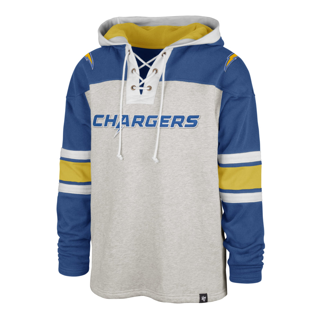 Los Angeles Chargers 47 Brand Relay Grey Gridiron Lace Up product image 1