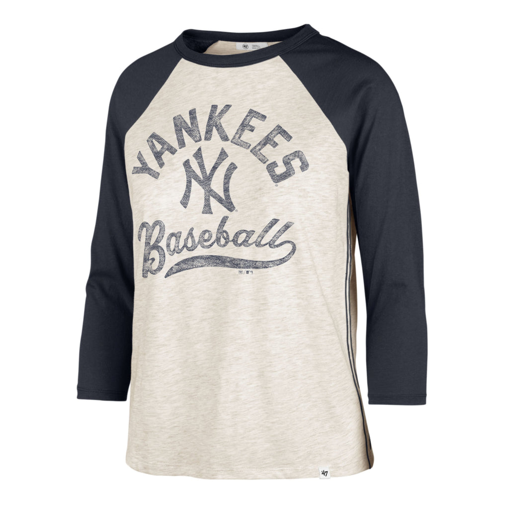 New York Yankees 47 Brand Oatmeal Retro Daze Ava Raglan Wmn product image 1