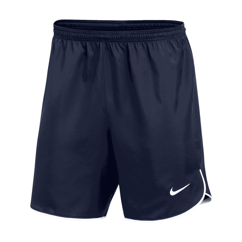 Nike Dri-Fit Laser Woven V Short- Navy/White product image 1, provided for visual reference and product detail review
