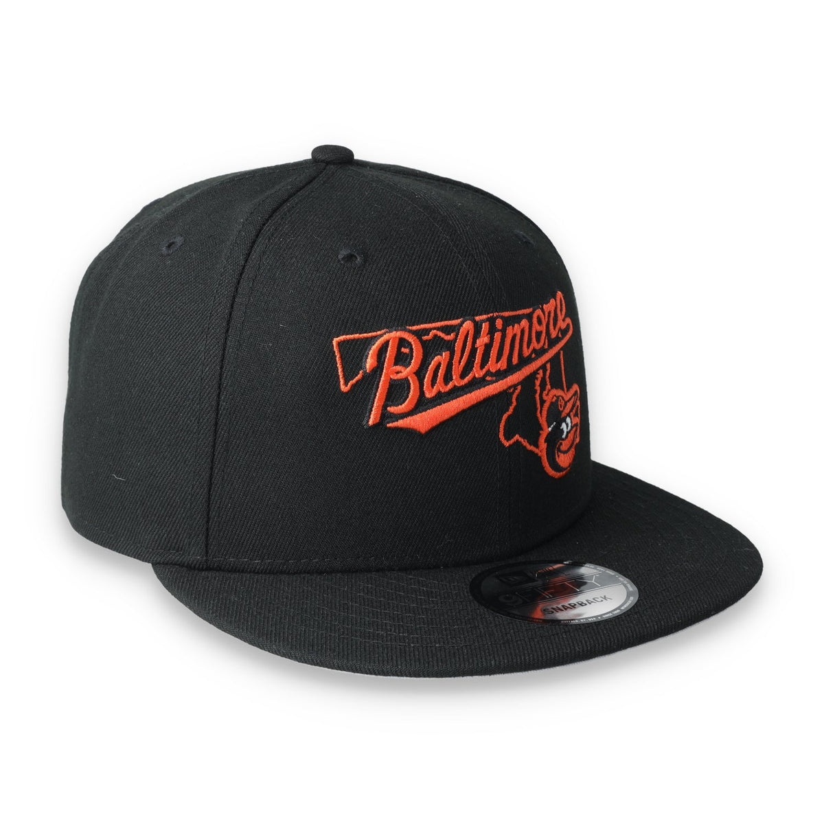 New Era Baltimore Orioles State Logo 9FIFTY Snapback Hat product image 6, provided for visual reference and product detail