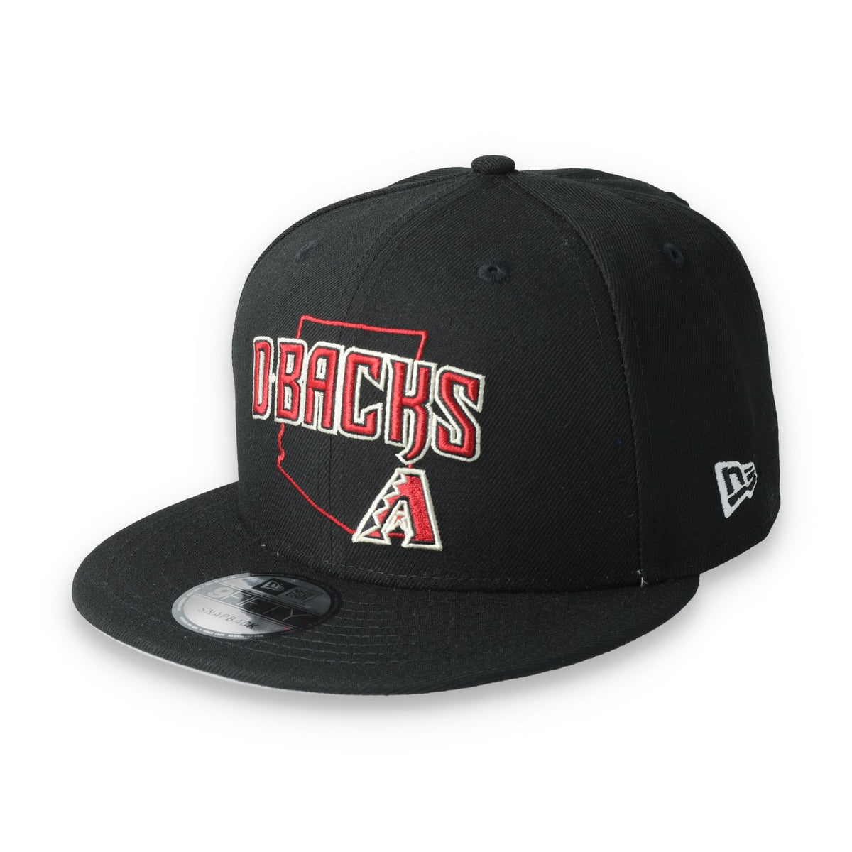 New Era Arizona Diamondbacks Logo State 9FIFTY Snapback Hat product image 2, provided for visual reference and product