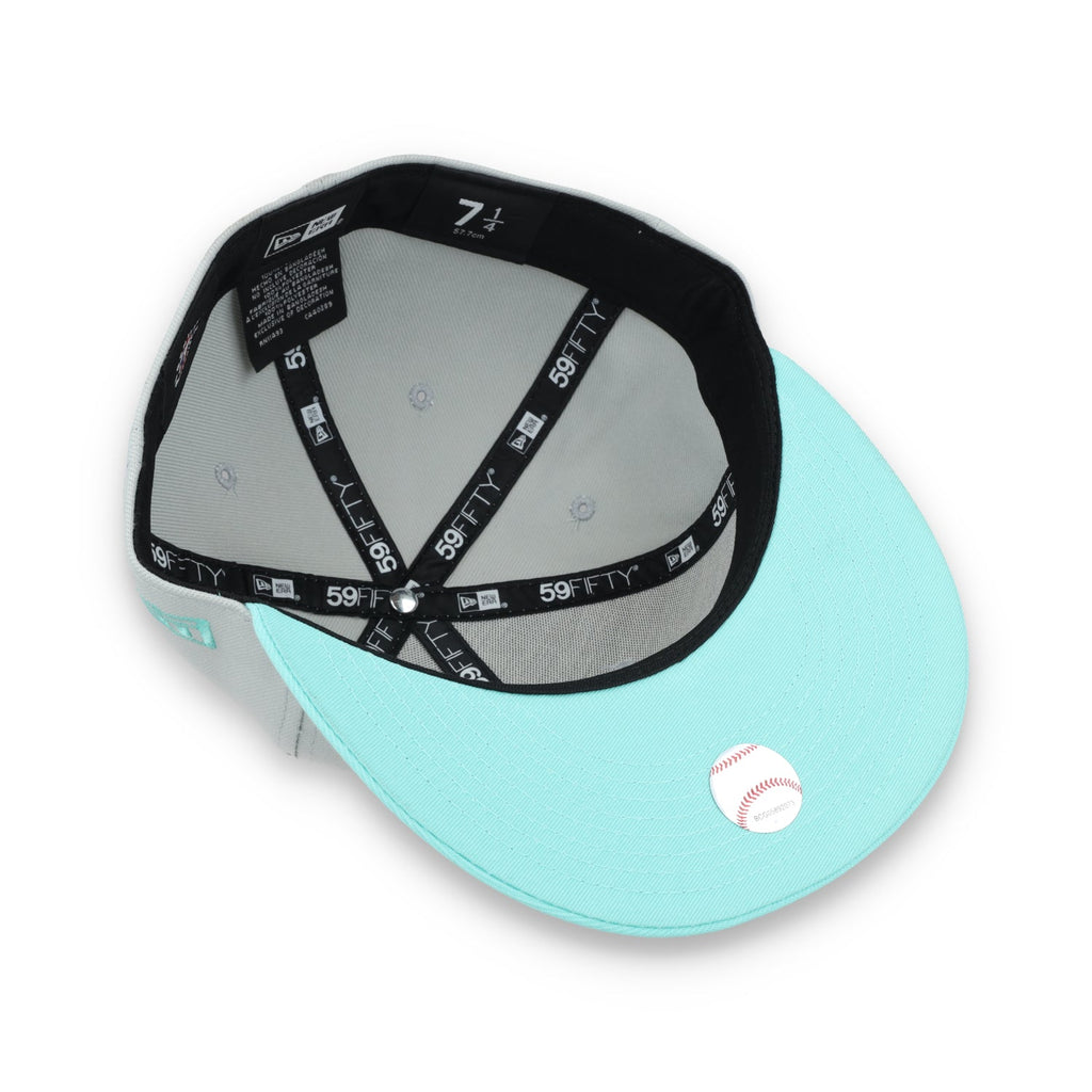 New Era Washington Nationals 2-Tone Color Pack 59FIFTY Fitted Hat-Gray/Turquoise product image 7, provided for visual