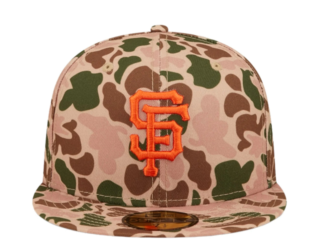 New Era San Francisco Giants 2010 World Series Side Patch Duck Camo 59FIFTY Fitted Hat product image 2, provided for visual