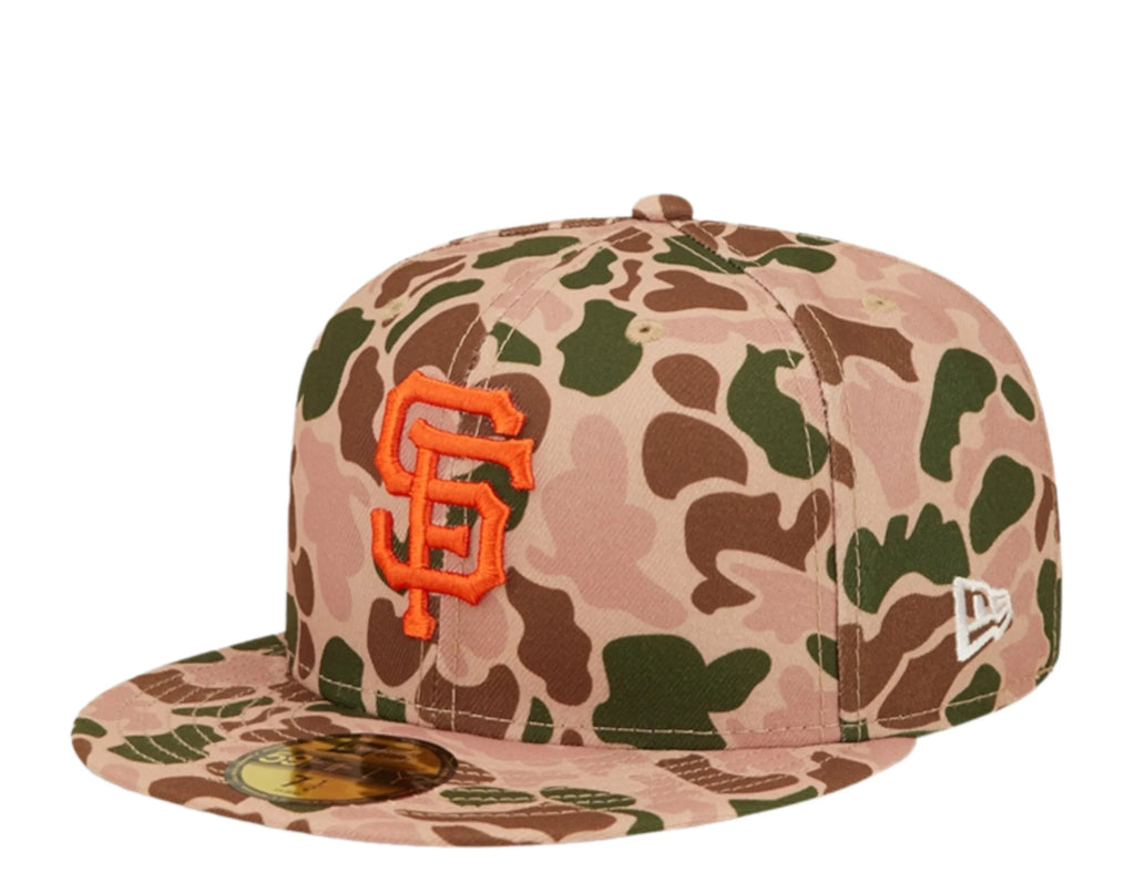 New Era San Francisco Giants 2010 World Series Side Patch Duck Camo 59FIFTY Fitted Hat product image 3, provided for visual