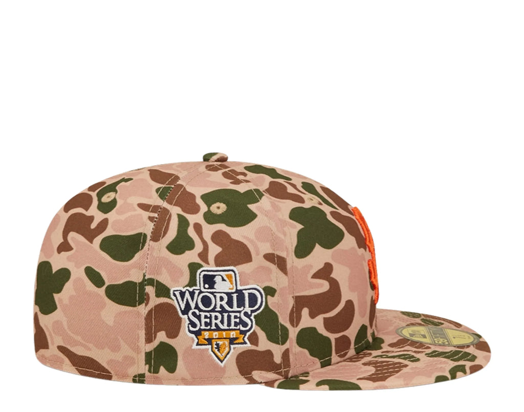 New Era San Francisco Giants 2010 World Series Side Patch Duck Camo 59FIFTY Fitted Hat product image 4, provided for visual
