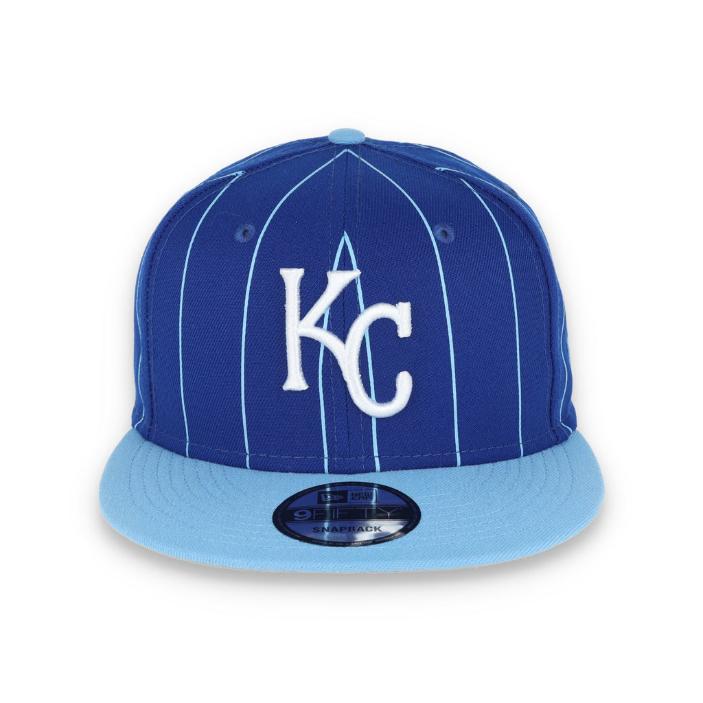 New Era Kansas City Royals Vintage Throwback 9Fifty Snapback Hat-Blue product image 1, provided for visual reference and
