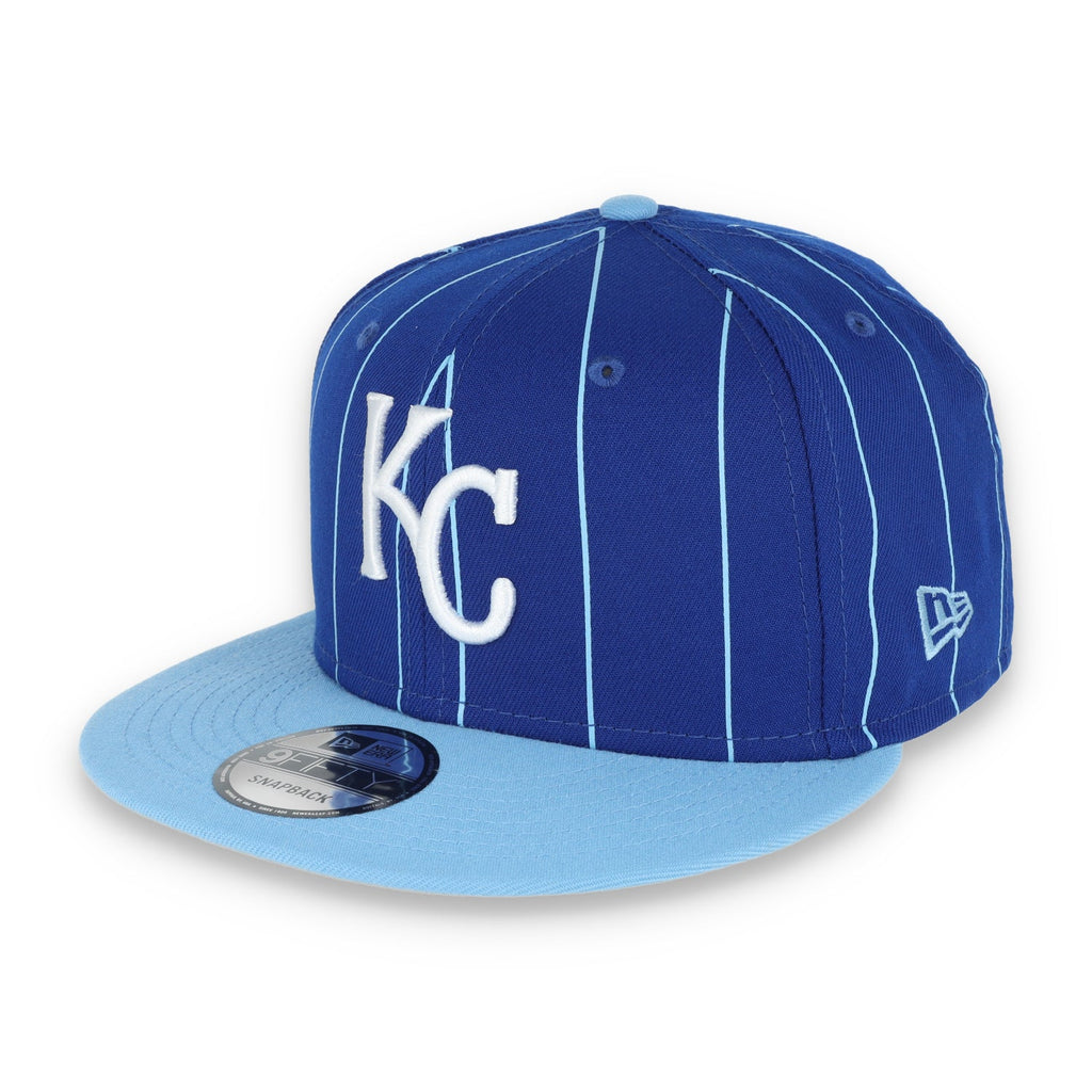 New Era Kansas City Royals Vintage Throwback 9Fifty Snapback Hat-Blue product image 2, provided for visual reference and