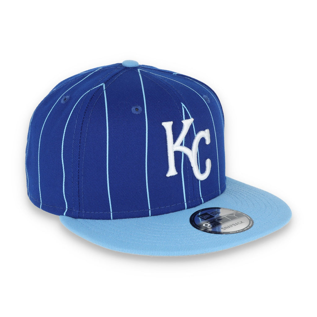 New Era Kansas City Royals Vintage Throwback 9Fifty Snapback Hat-Blue product image 6, provided for visual reference and