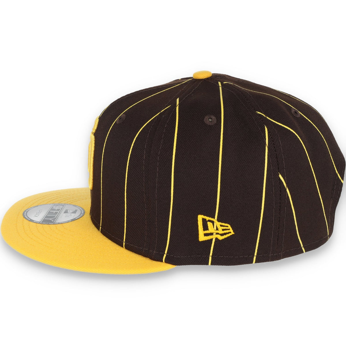 New Era San Diego Padres Vintage Throwback 9Fifty Snapback Hat-Brown product image 3, provided for visual reference and